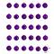 30ct. 2.5" Purple Shatterproof Christmas Ornaments